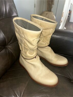 Super rare Henry cuir  lather boots